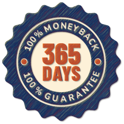 365-day money back guarantee